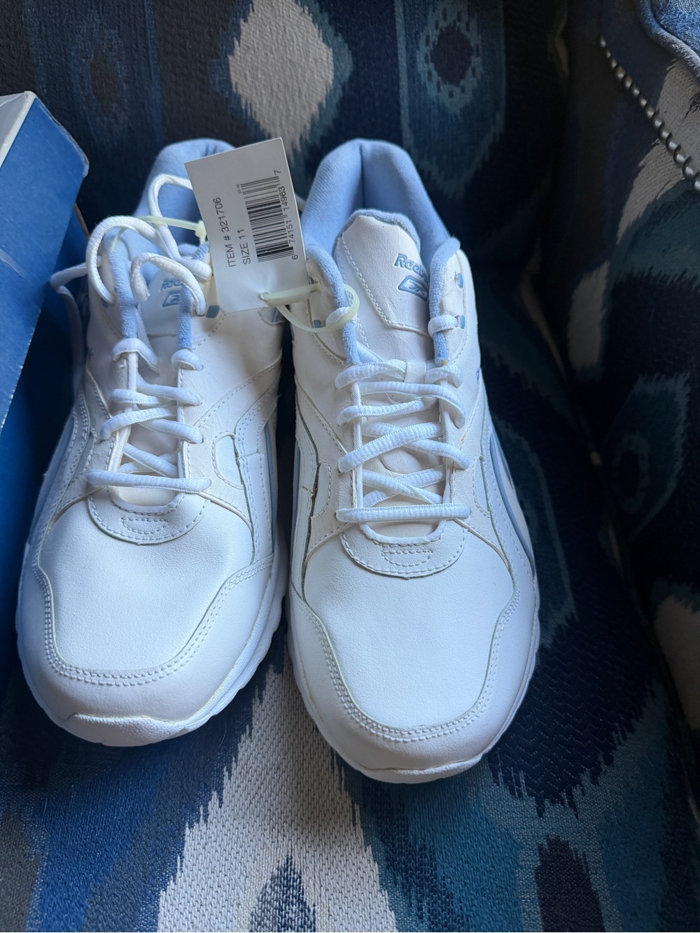Vintage Reebok Women’s Classic White Leather Sneakers